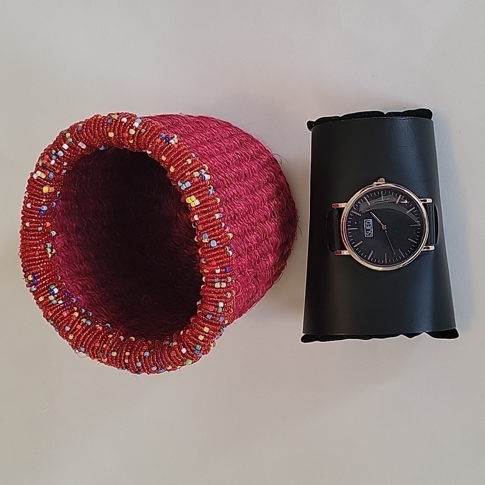 Handcrafted Statement Watch, Cuffed Watch, 100% L… - image 3